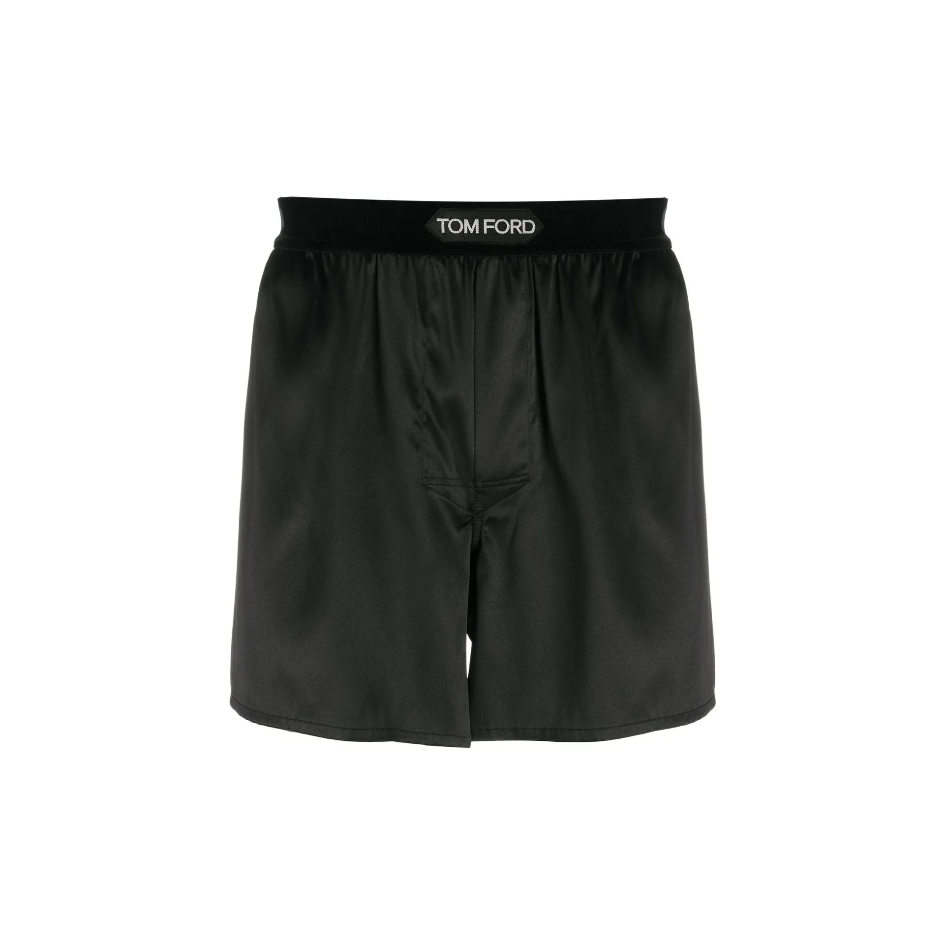 TOM FORD Logo Waistband Stretched Satin Boxers