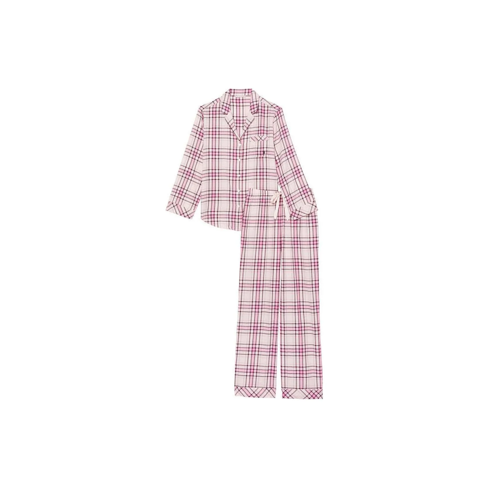 Victoria's Secret Pajama Комплект Женский Розовый Клетка