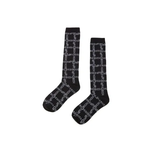JW Anderson Черные Мужские Колено Высокие Носки