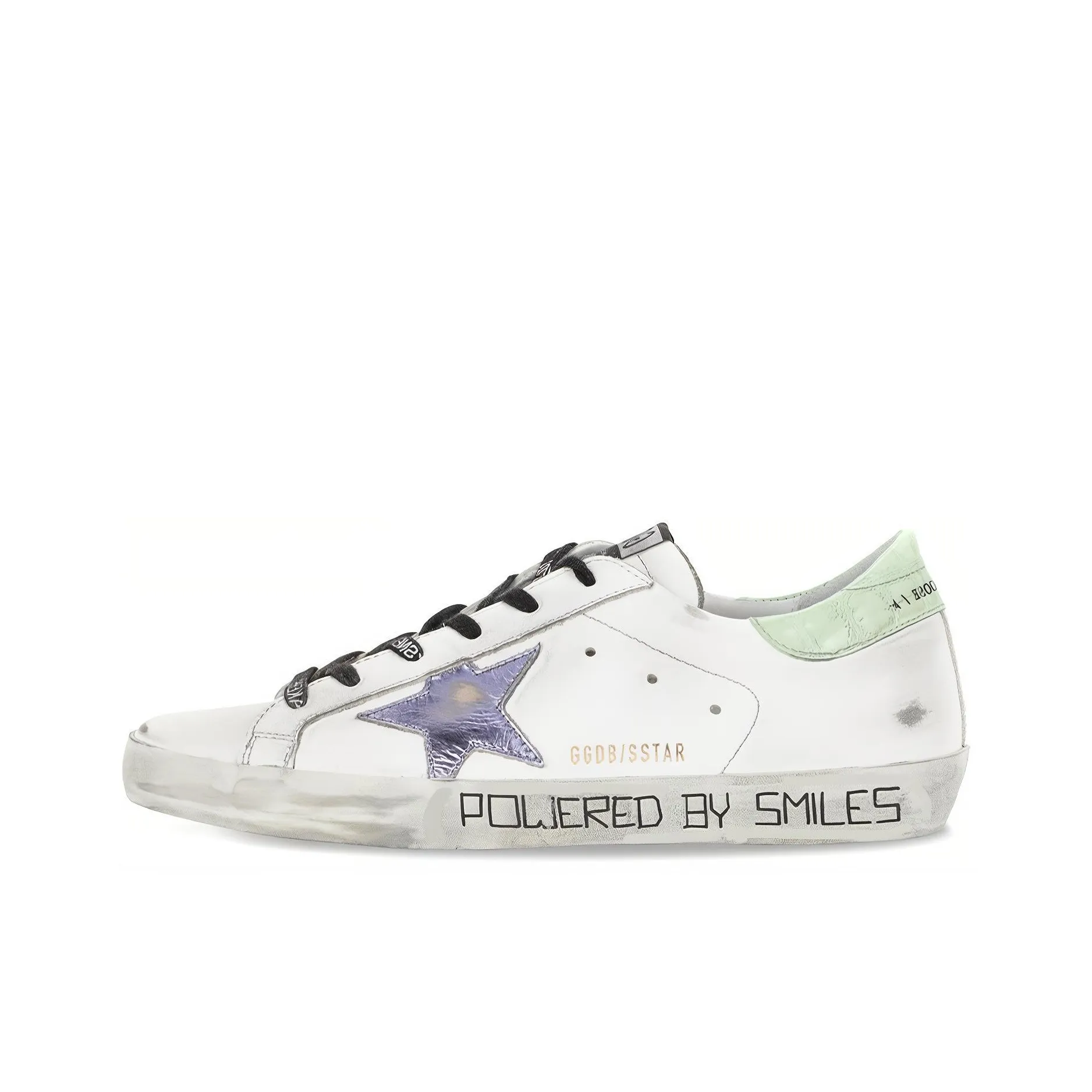 Golden Goose Super-Star Low-Top Stylish Skateboarding Shoes Women's White