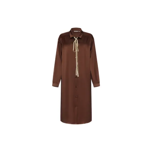NOT JUST PAJAMA Hazelnut Темно-кофейные Женские ночные сорочки
