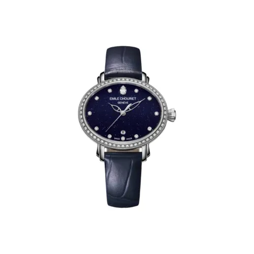 EMILE CHOURIET Автоматический Механический Movement Женские Часы 33mm*27mm*10,55mm Синий