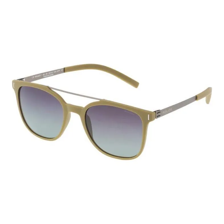 Police Aviator Sunglasses Men's Green