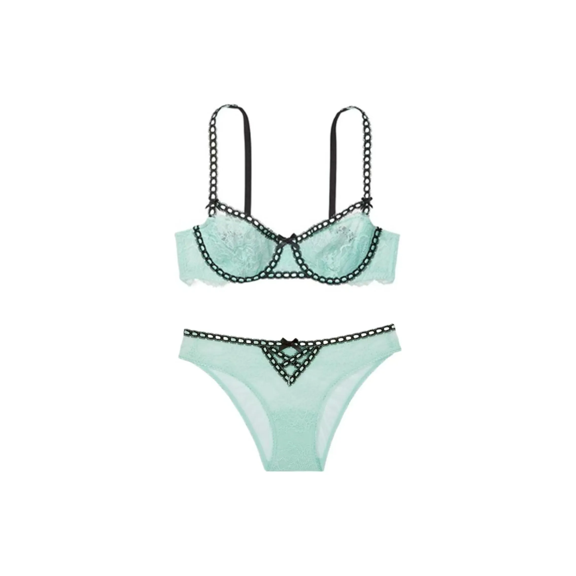 Victoria's Secret Комплект нижнего белья для женщин зеленый