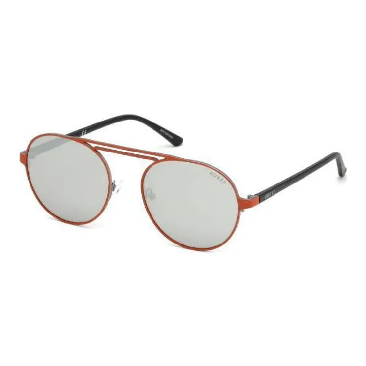GUESS Acetate Aviator Sunglasses Unisex Orange