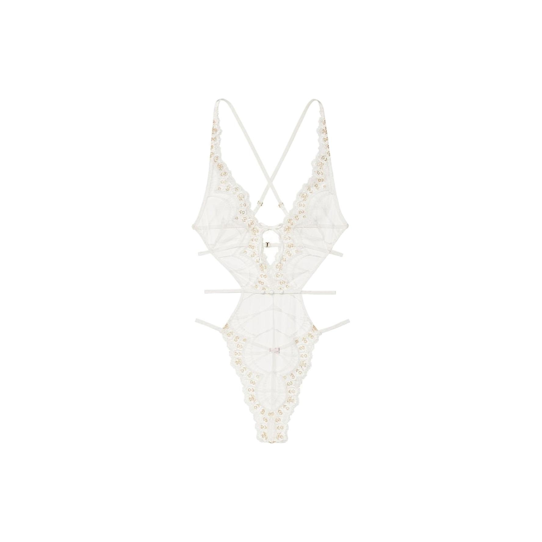 pois warm sheer bodysuit 【white】 pois warm sheer bodysuit 【white】（pois warm sheer bodysuit
