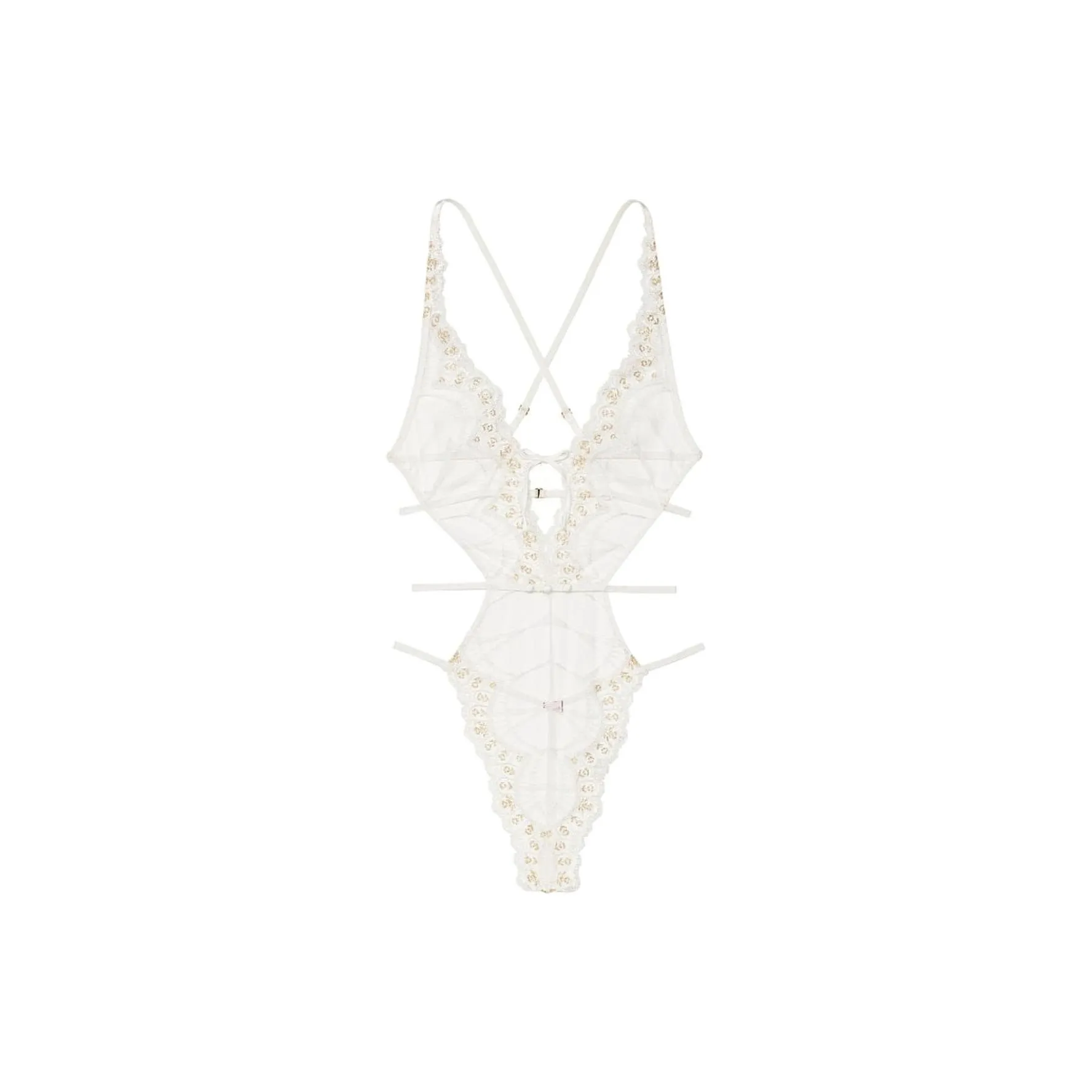 Victoria's Secret Bodysuits Women's White