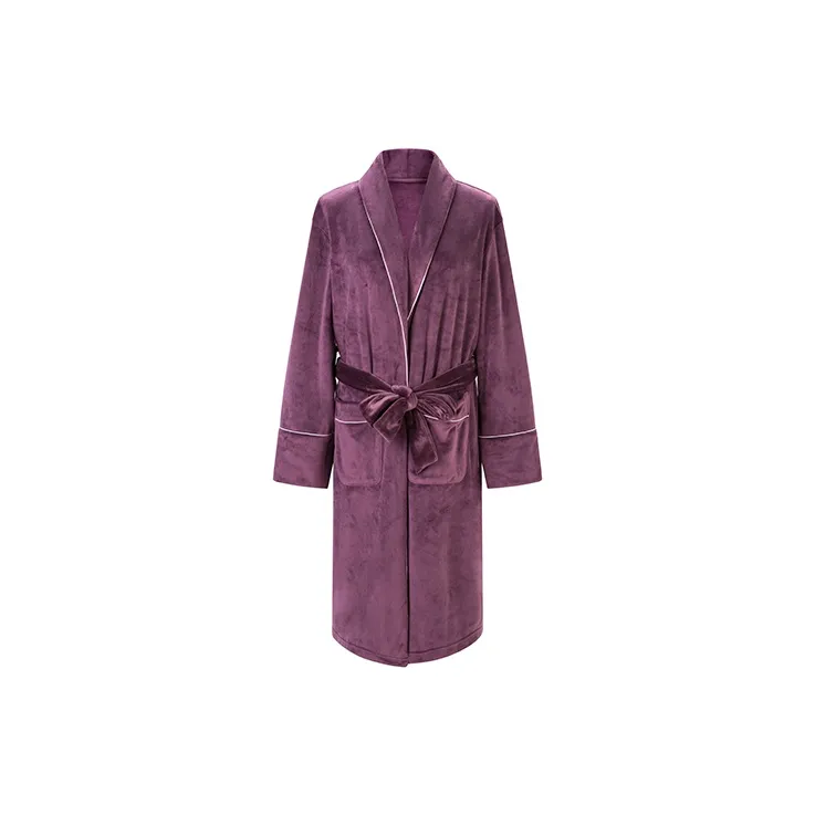FREELASS Bath Robes Women's Purple