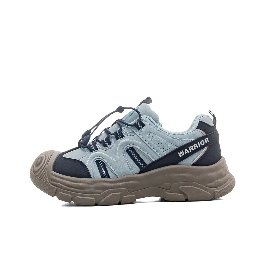 Warrior Толстая подошва Низкий топ Синие Серые Женские