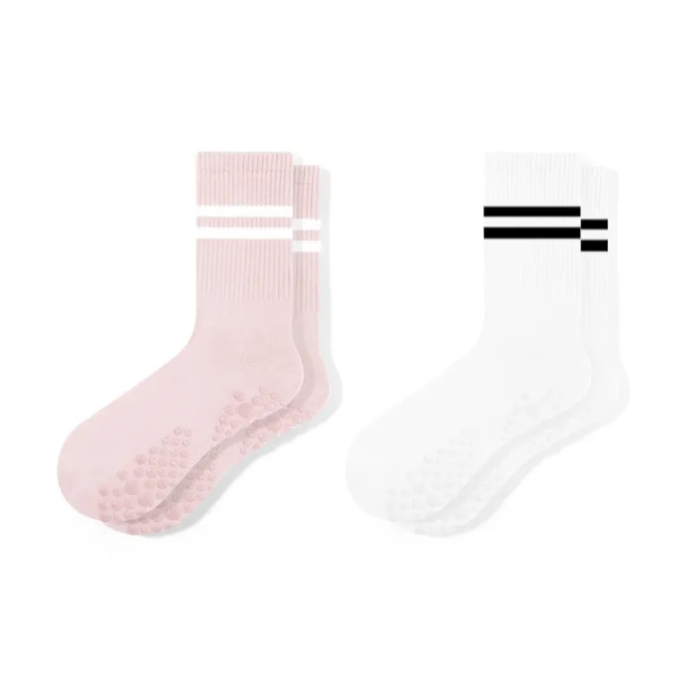 SHIWAJI Mid Calf Socks Women's 2 Pack