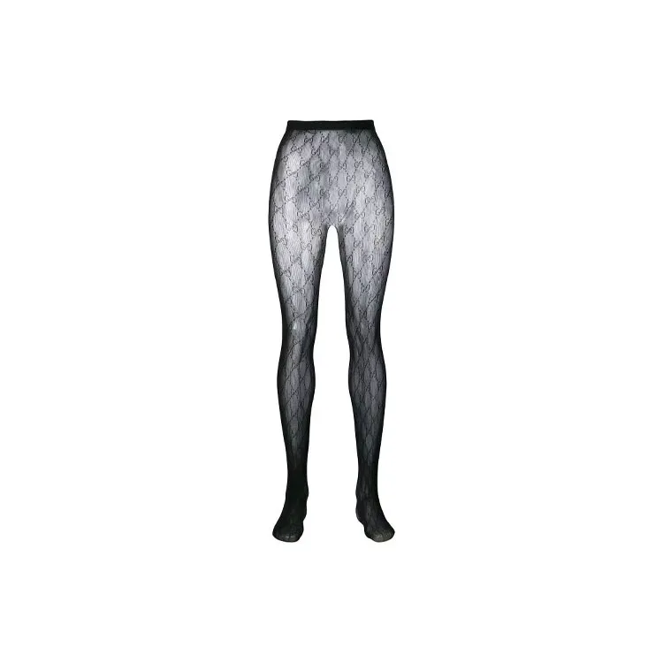 GUCCI Interlocking G Supremelis Tights 'Black'