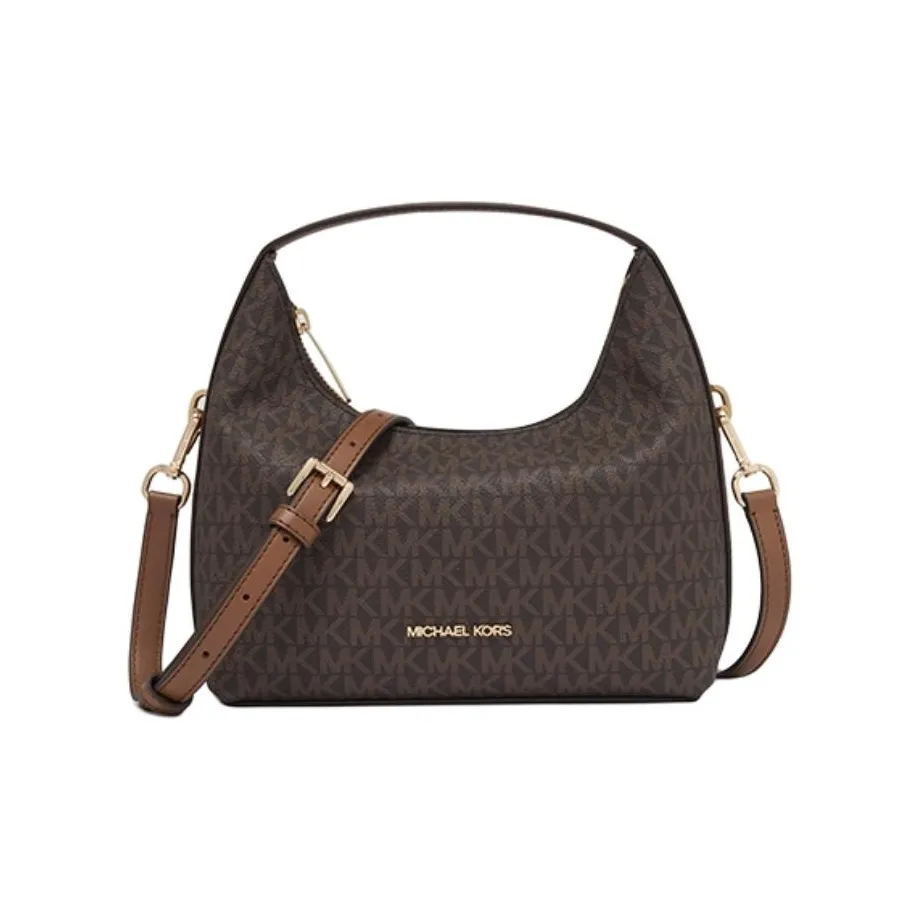 MICHAEL KORS Artificial Leather Crossbody One Shoulder Bag Small Women's Dark Brown Gut Brown