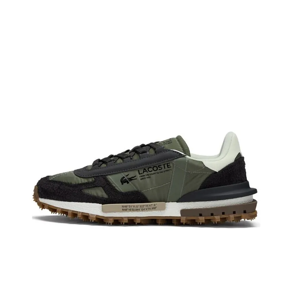 LACOSTE Collaboration Устойчивый к истиранию Низкий Топ Casual Мужской Зеленый