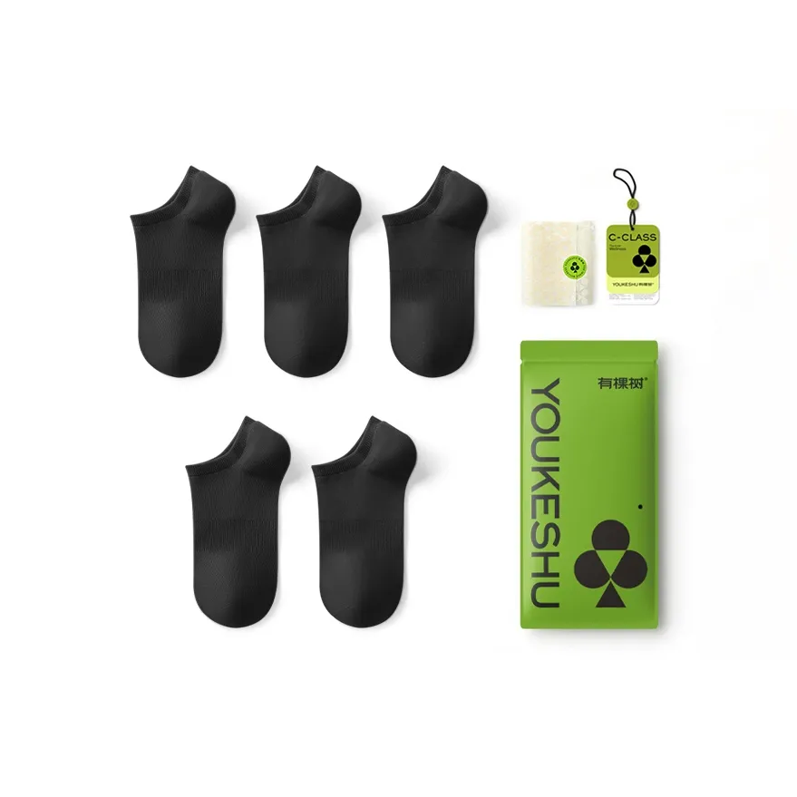 YOUKESHU No Show Носки Мужские 5 пар