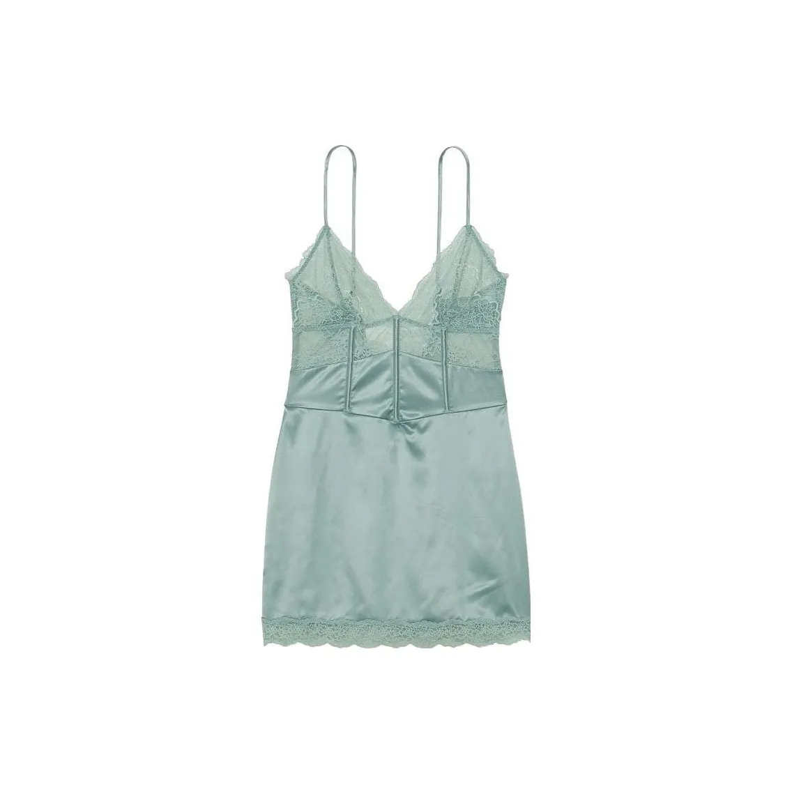 Victoria's Secret Ночная сорочка Женская Шалфейный зеленый