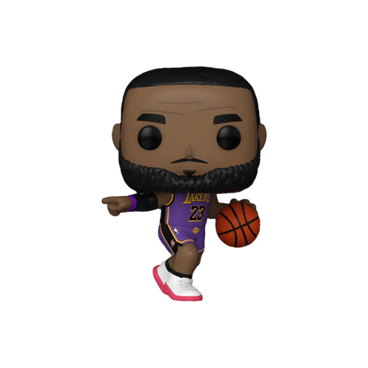 Funko NBA Brown James, Purple Shirt Chibi Figures
