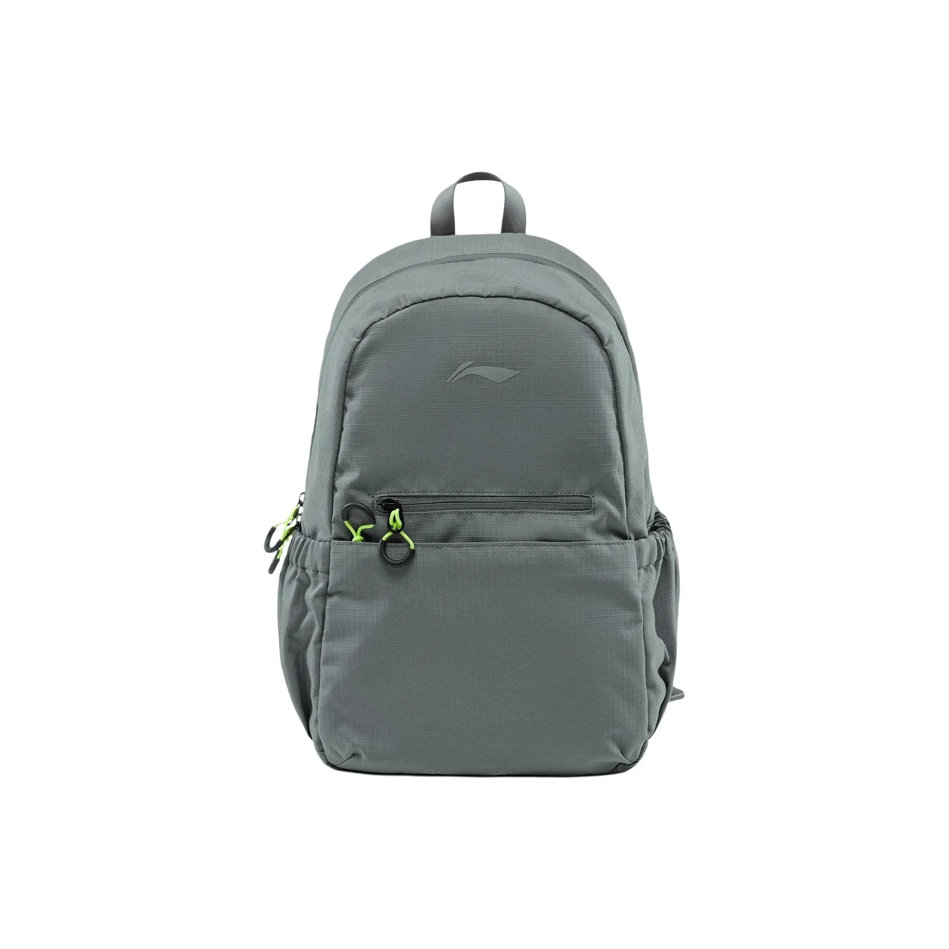 LiNing Running Collection Polyester Backpack Unisex Shadow Gray