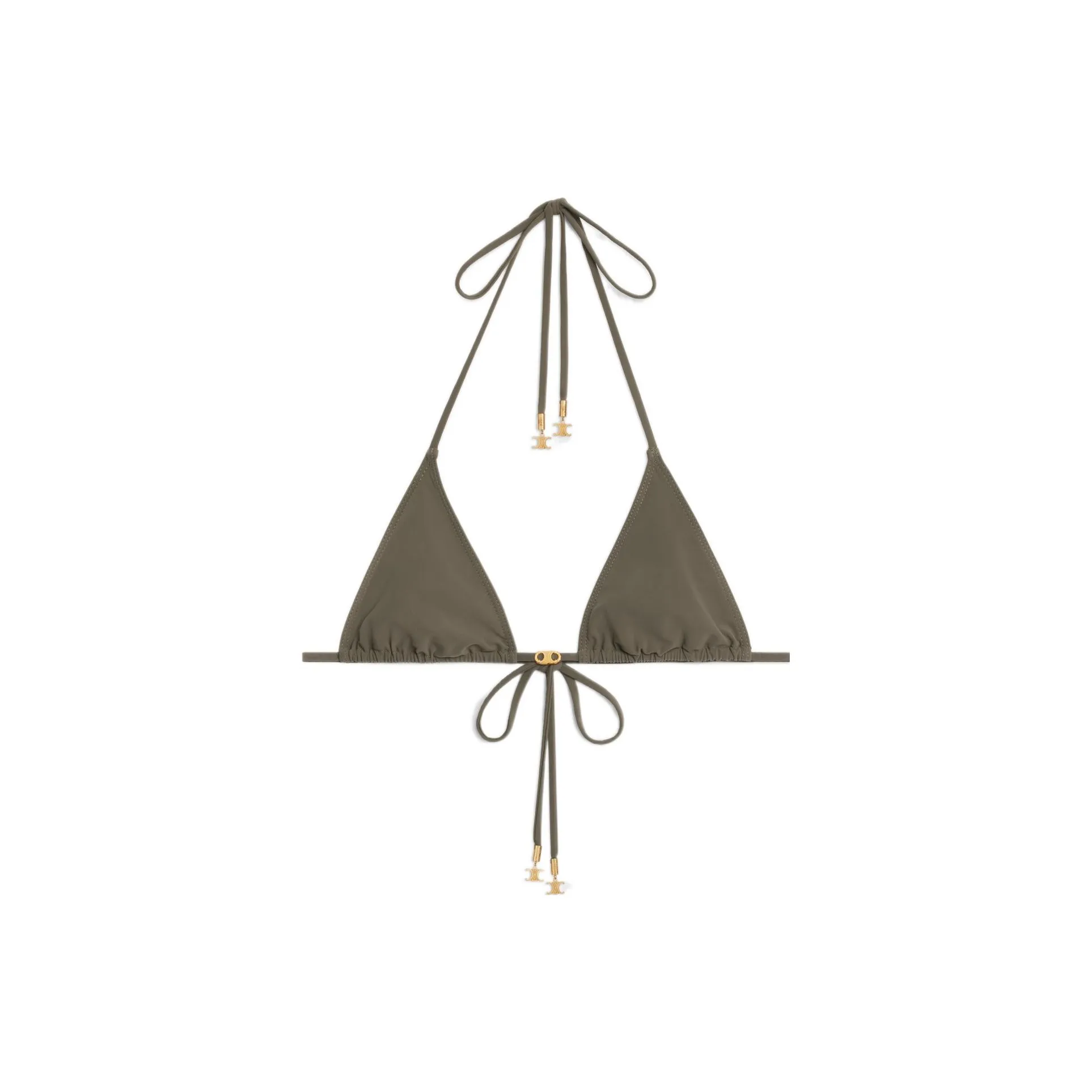 CELINE Оливковый Женский Бюстгальтер