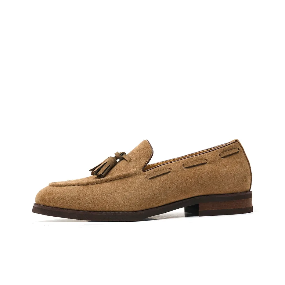 WEISHIBANGWEI Loafers Men's Yellow