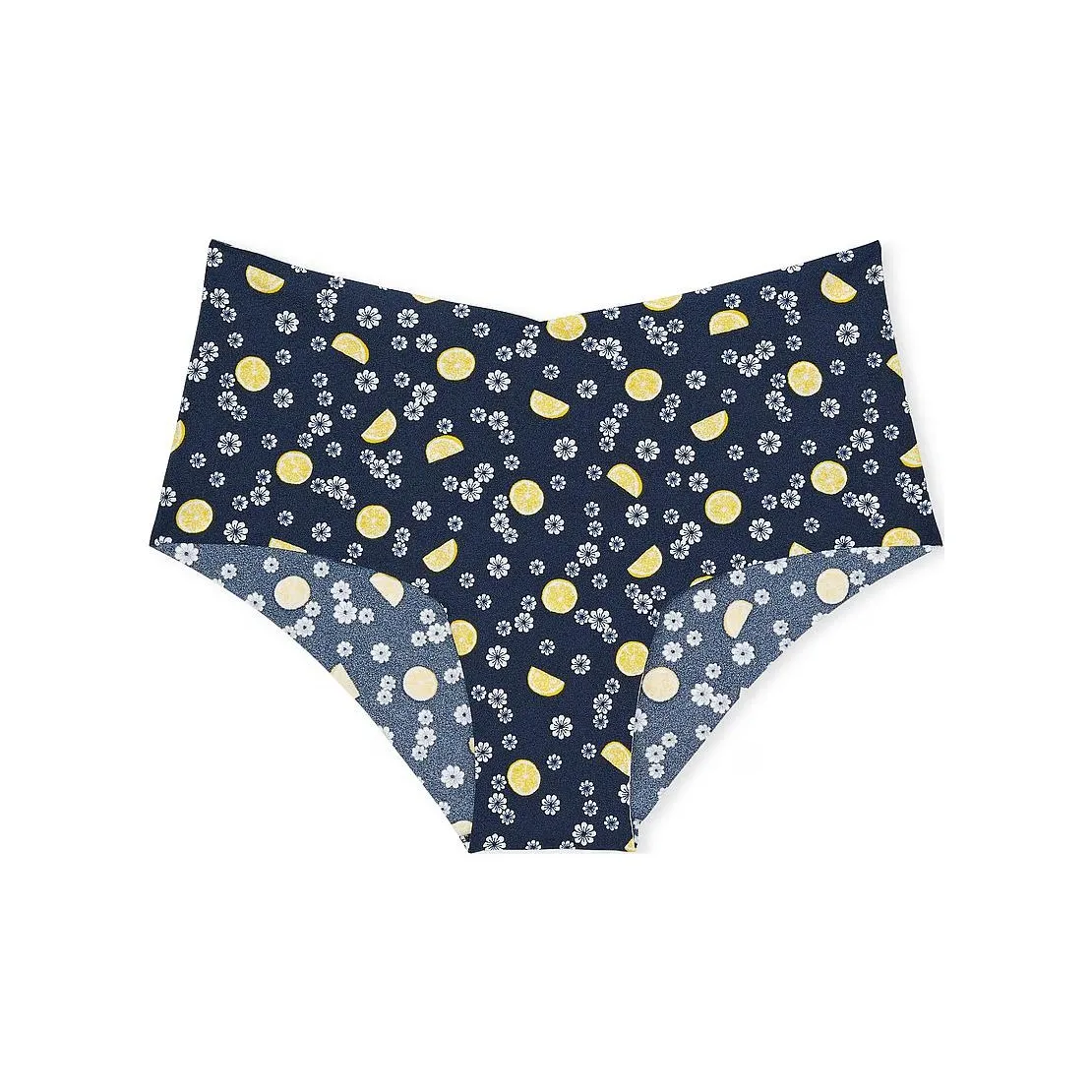 Victoria's Secret Розовый No Show No Show Cheeky Panty Noir NNLB Женское нижнее белье 1 упаковка Лимон с принтом