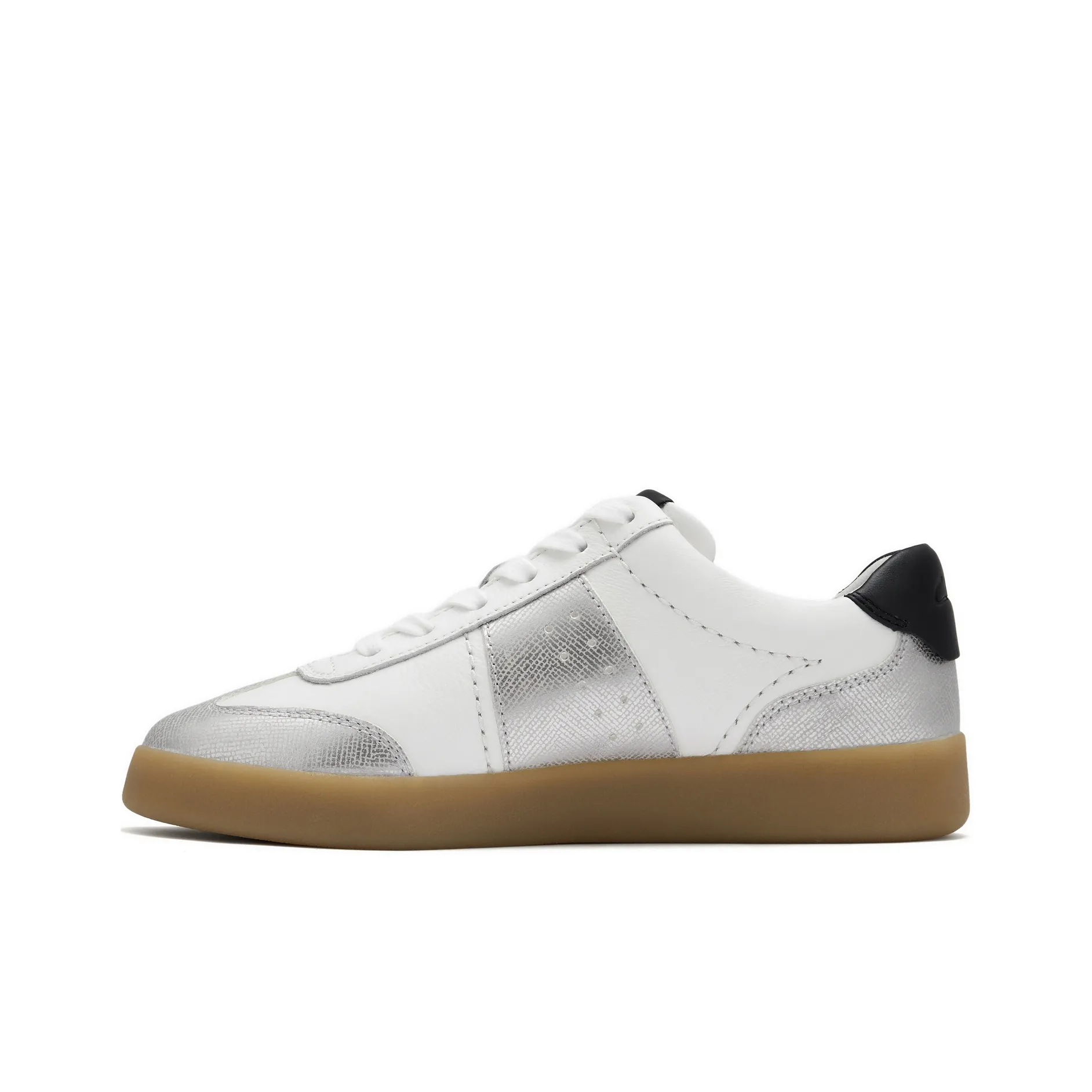 Clarks Low Топ Скейтборд Кроссовки Женские Silver