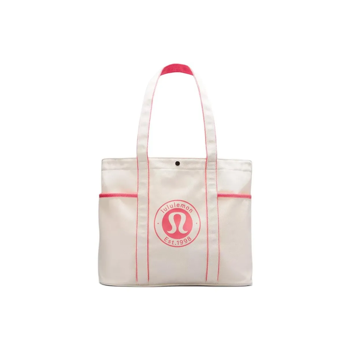 Lululemon Canvas Bag Tote Bag Shopping Bag Shoulder Bag Handbag Regular Unisex Glaze Pink