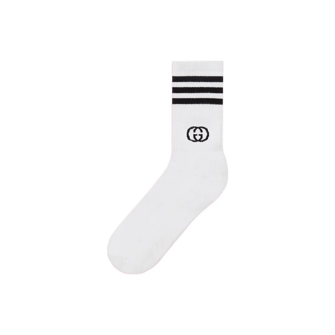 GUCCI x Adidas Originals GUCCI X ADIDAS Collaboration SS22 Mid Calf Socks Unisex White