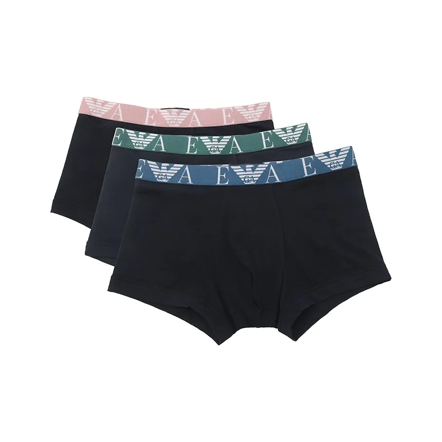 EMPORIO ARMANI SS23 Underpants Men's 3 Pack Dark Blue