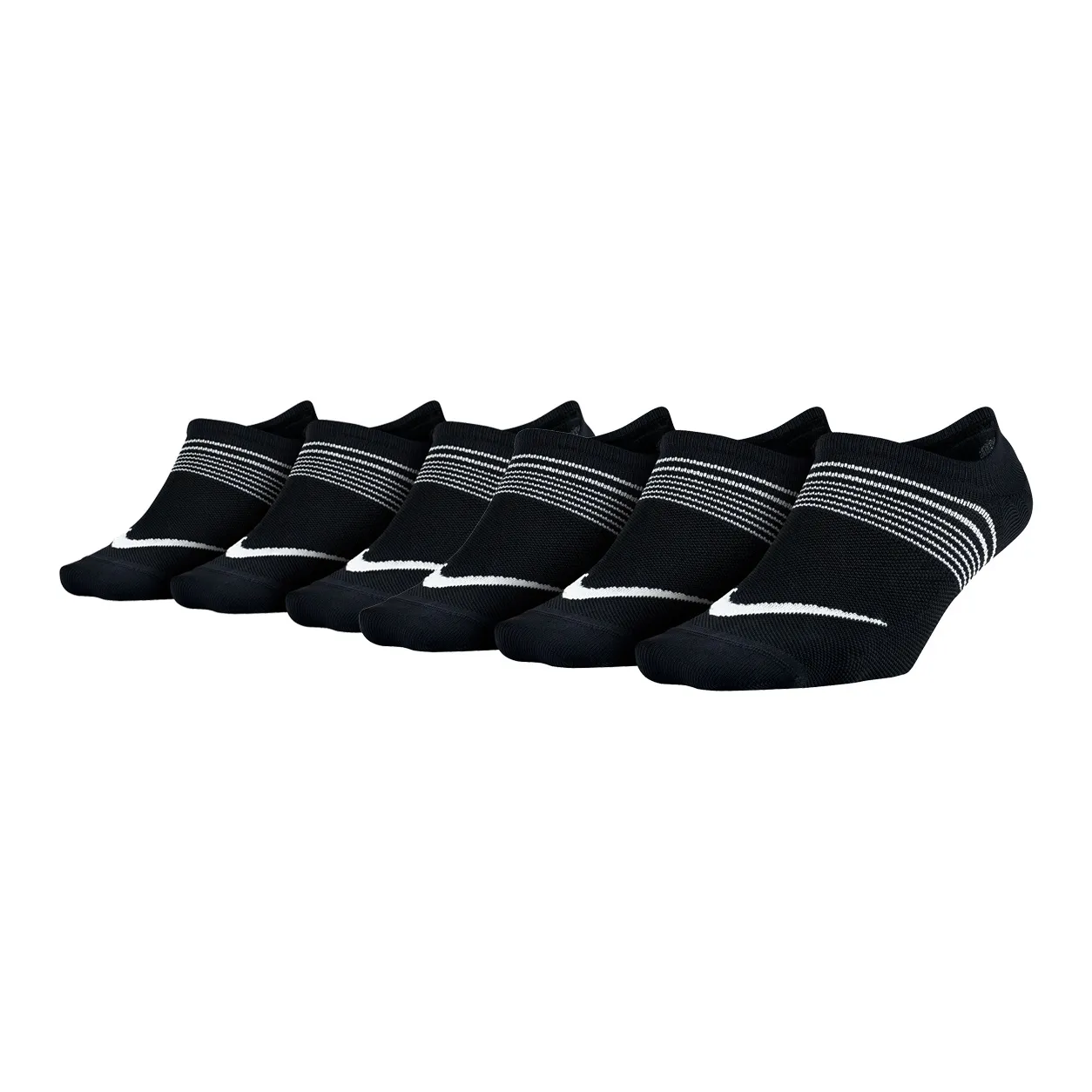 Nike Ankle Socks Women's 6 Pack Black