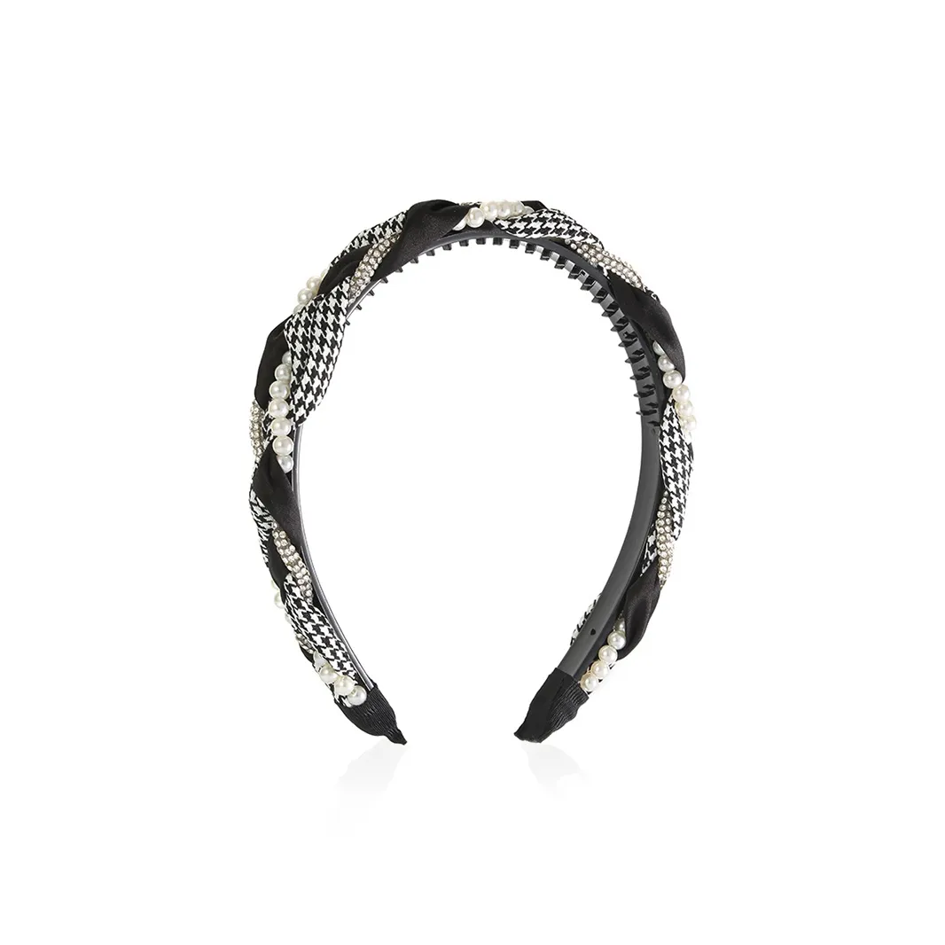 Like A Dream Винтаж Вдохновленный Chanel Высокая Макушка Ободок Элегантный Универсальный Повседневный Роскошный Заколка для волос Женская