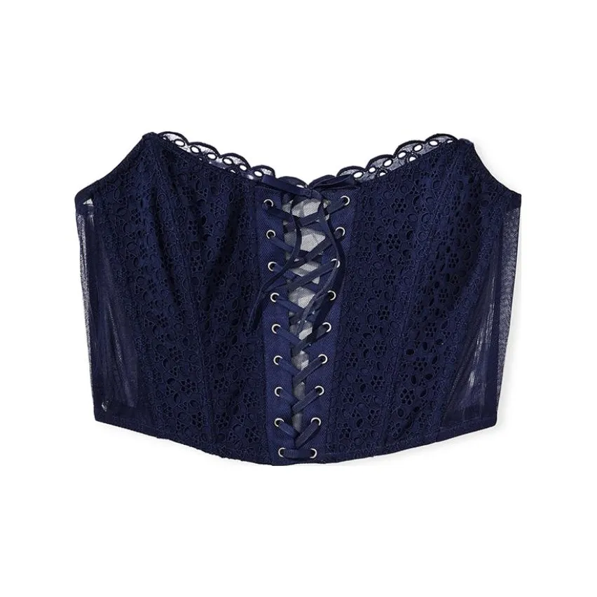 Victoria's Secret Морской синий Женские Бюстгальтеры без бретелек