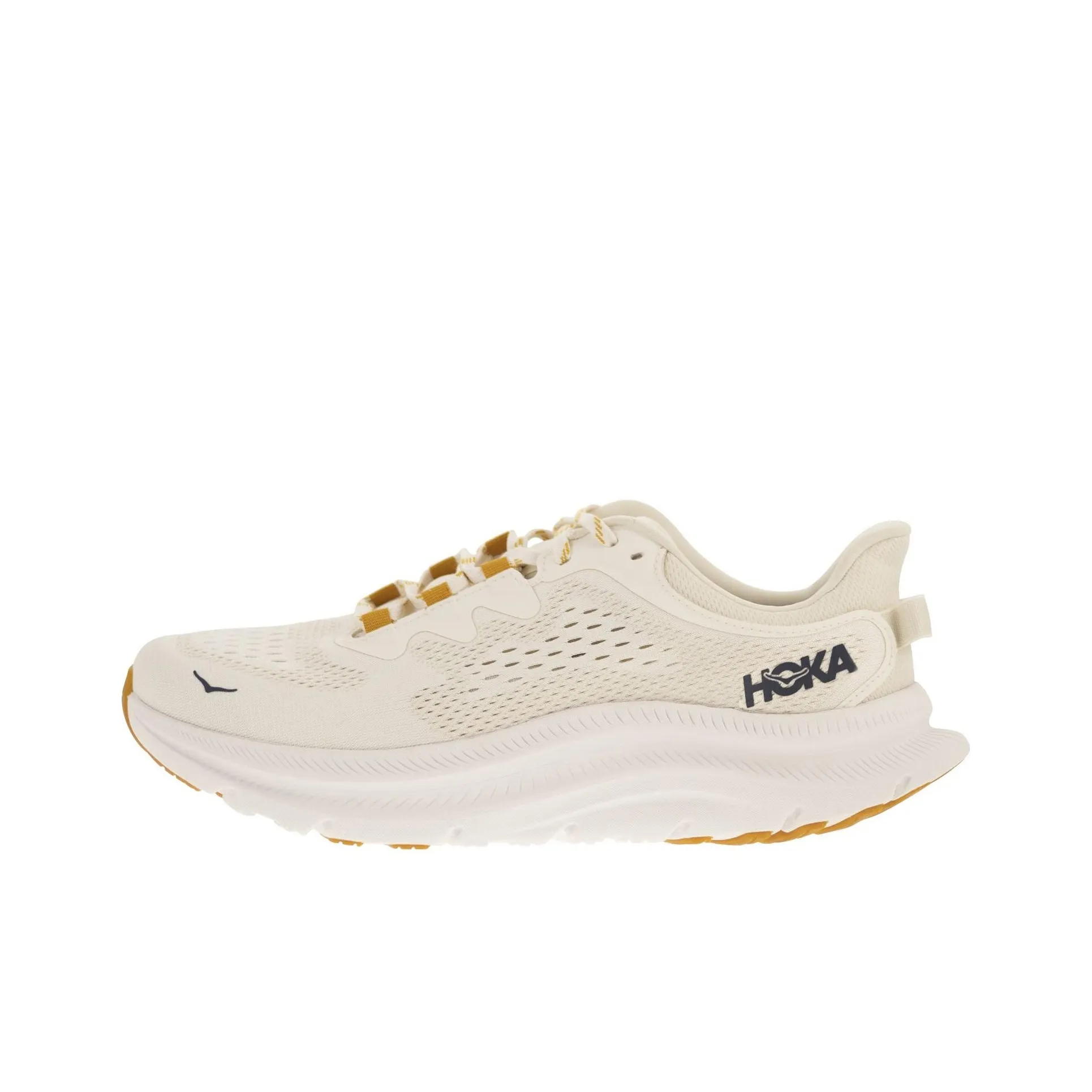 HOKA ONE ONE KAWANA 2 Противоскользящие устойчивые к истиранию низкий топ беговые кроссовки мужские бежево-желтые
