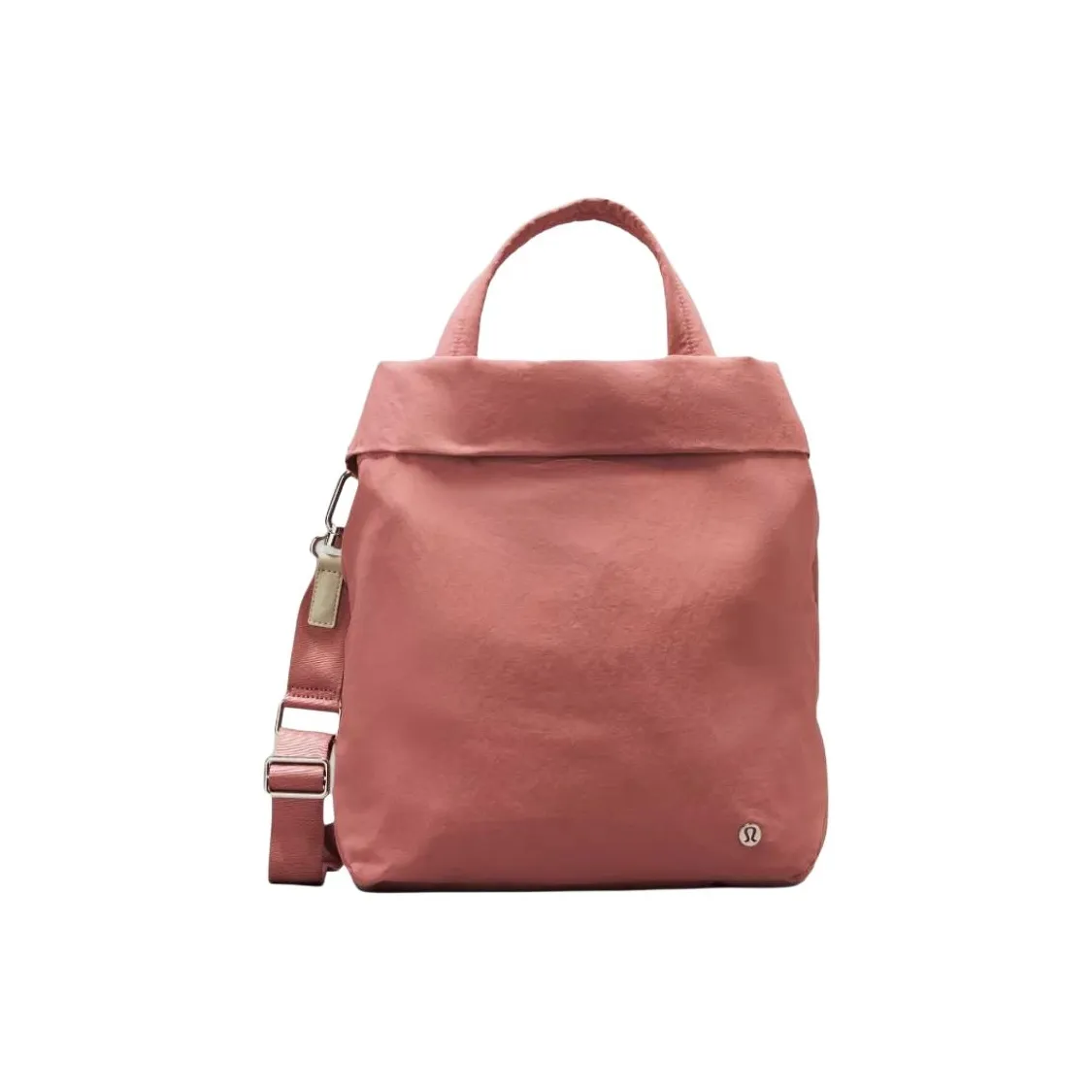 lululemon Переработанный нейлон Сумка через плечо Сумка Обычная Женская Розовая