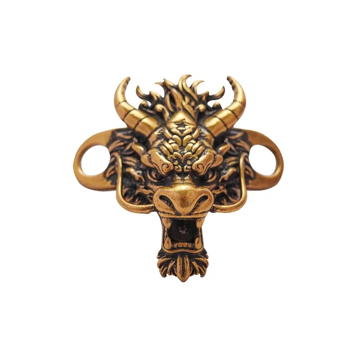 PENTAGONAL HEART Медный сплав Оригинальный Дракон Ожерелье Обувь Пряжка Шнурок с Пряжкой Унисекс Античное золото