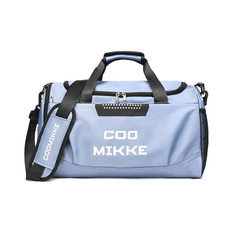 Elsvet Полиэстер Путешественная Сумка Одно Плечо Через Плечо Спортивная Сумка Унисекс Синий Черный Серый