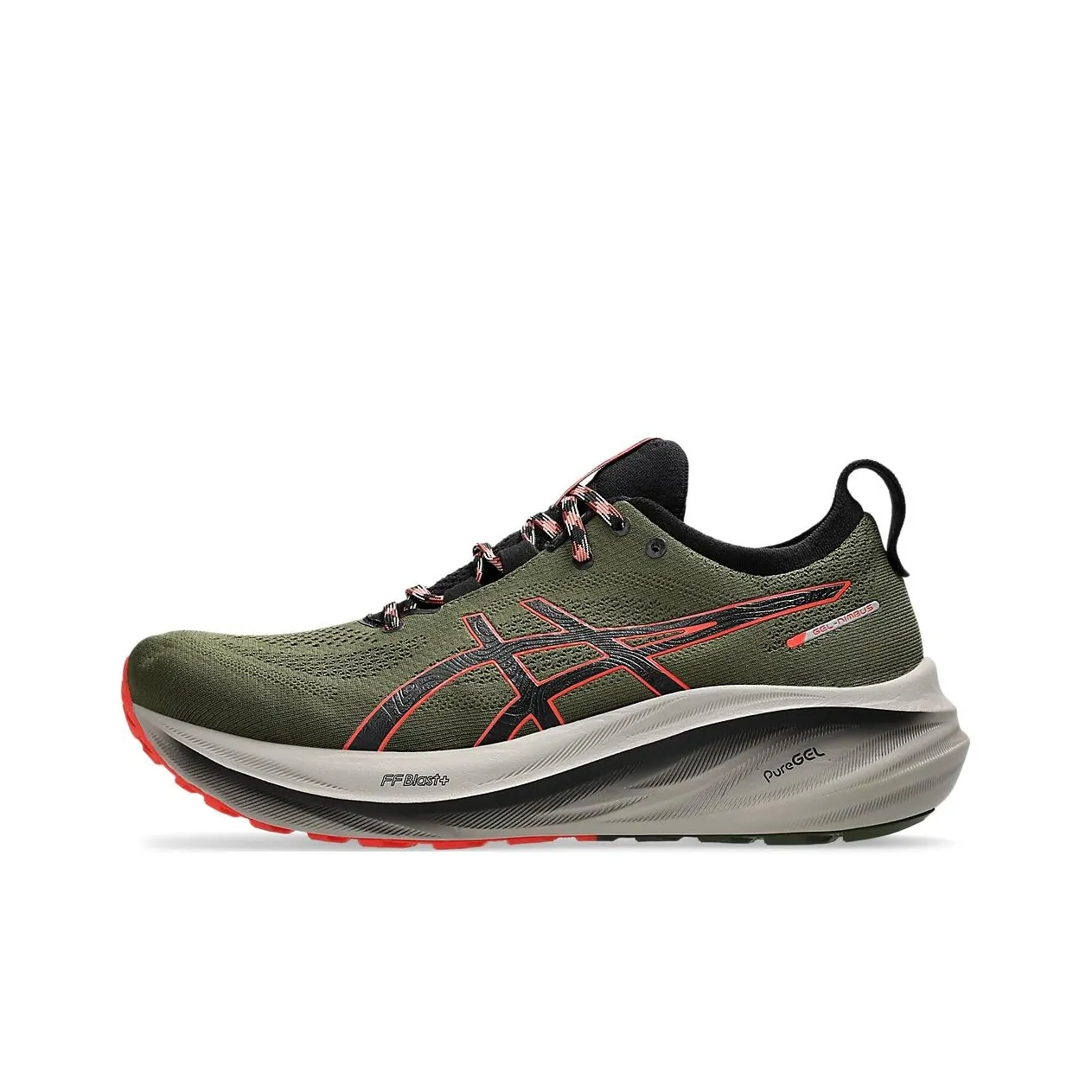 ASICS Gel Nimbus26 TR Low Топ Повседневные Беговые Кроссовки Унисекс Зеленые