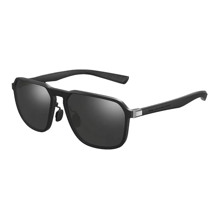 JEEP Квадратные Солнцезащитные очки Мужские Матовый Черный