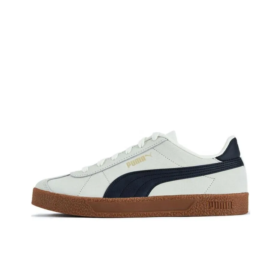 PUMA Club Амортизация Устойчивый к истиранию Легкий Низкий Топ Скейтборд Кроссовки Унисекс Серый