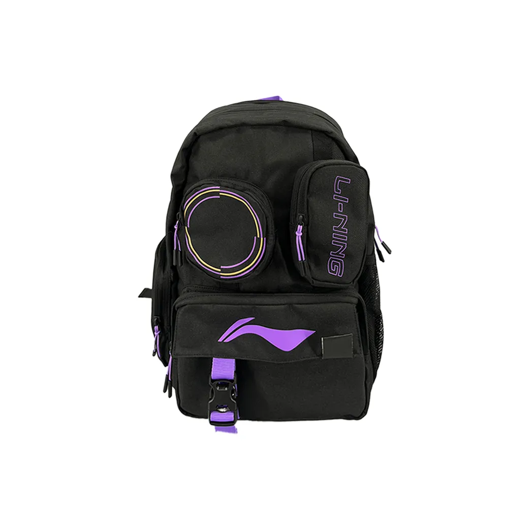 Burgundy GG Canvas Backpack Large