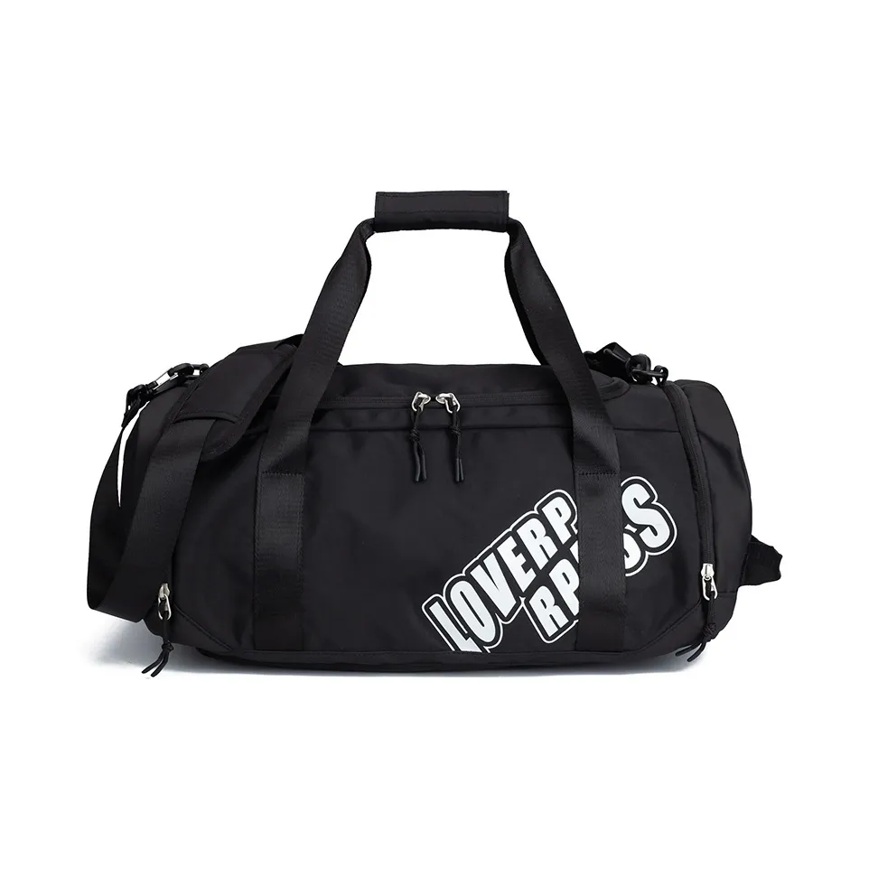 LOVERPUSS Fabric Gym Bag Unisex Cool Black