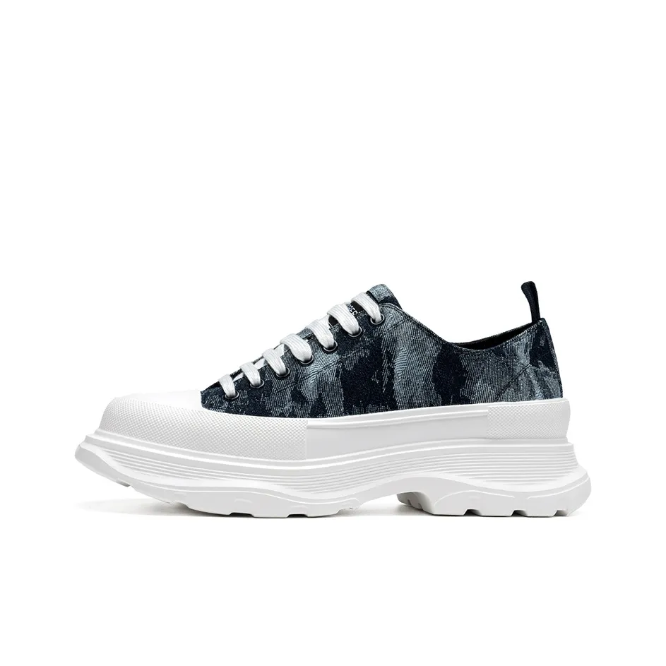 Roberta Di Camerino Устойчивый к истиранию увеличивающий высоту низкий топ повседневный мужской синий