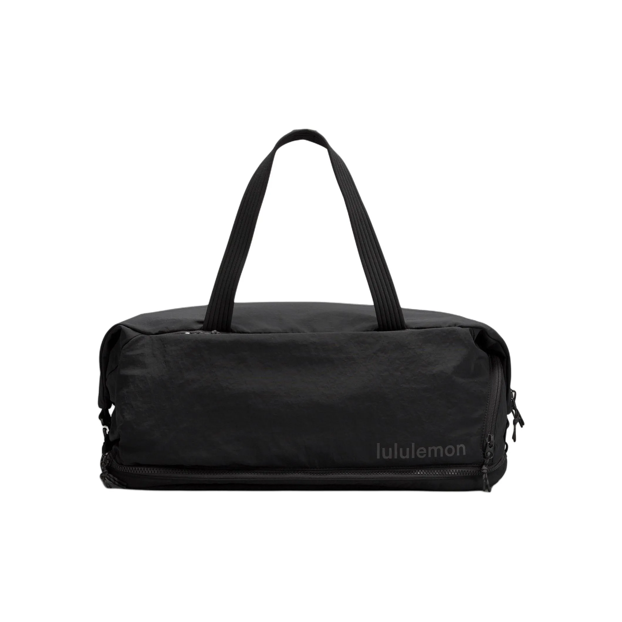 Lululemon Recycled Nylon Gym Bag Large Size Unisex Black