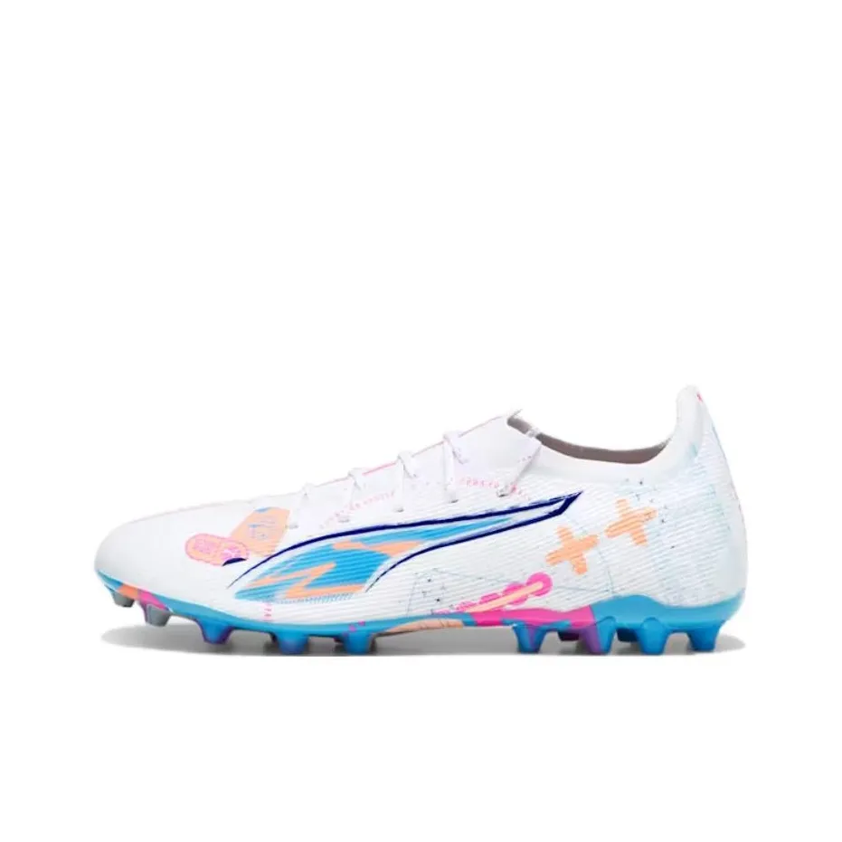 PUMA Ultra 5 Collection MG Multi Ground Soccer Shoes Unisex White