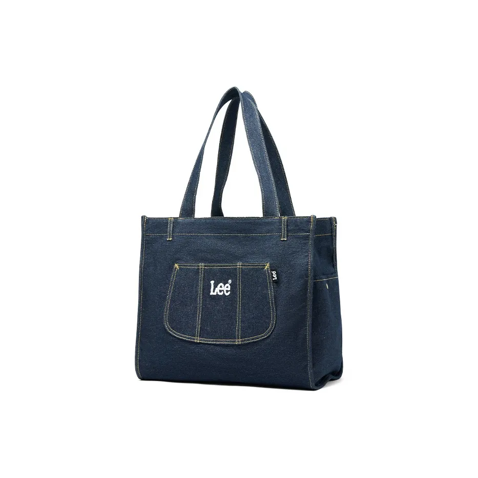 Lee Denim Tote Regular Unisex Dark Blue Blue White Ли Деним Тоут Стандартный Унисекс Темно-синий Синий Белый