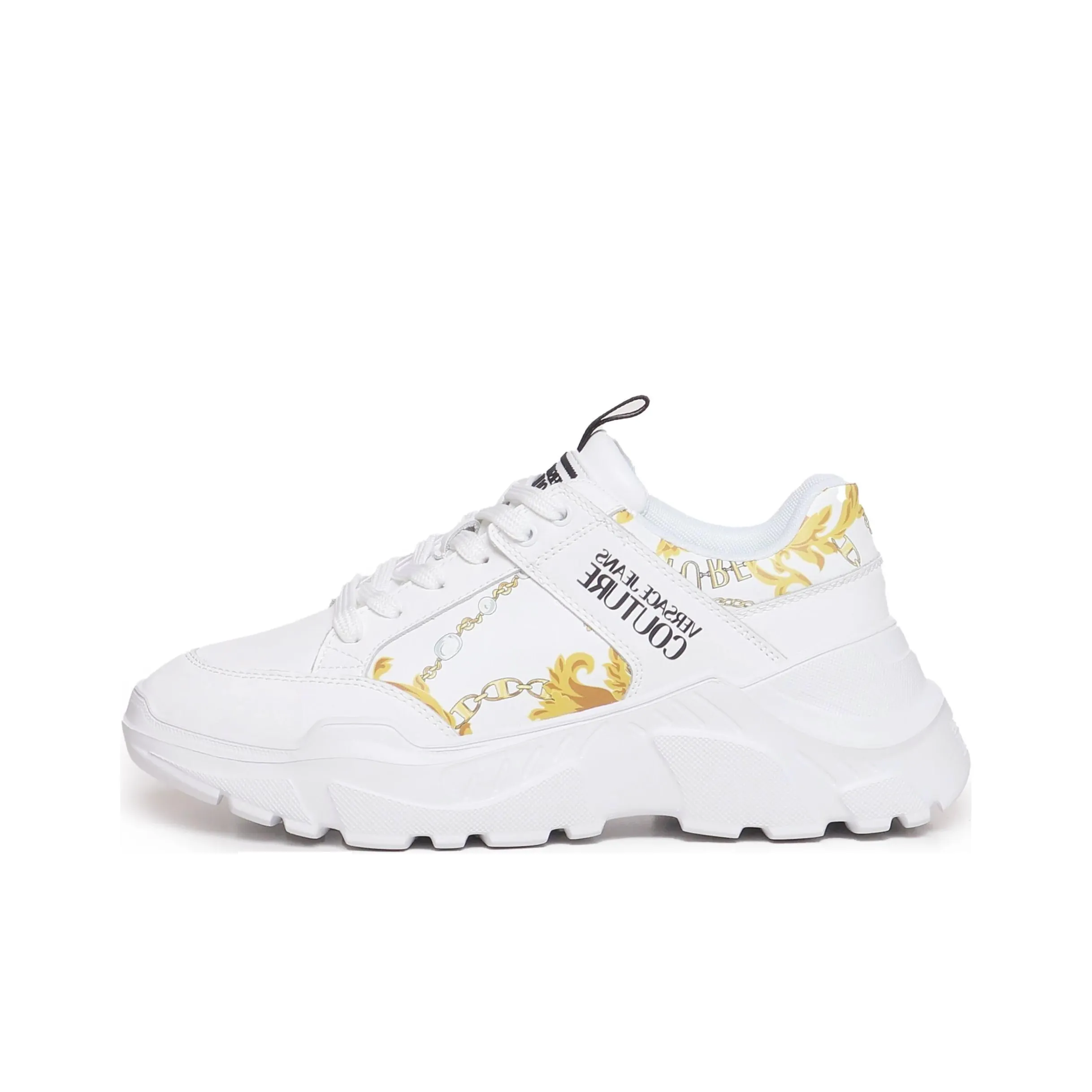 VERSACE JEANS COUTURE Low Top Casual Shoes Men's White