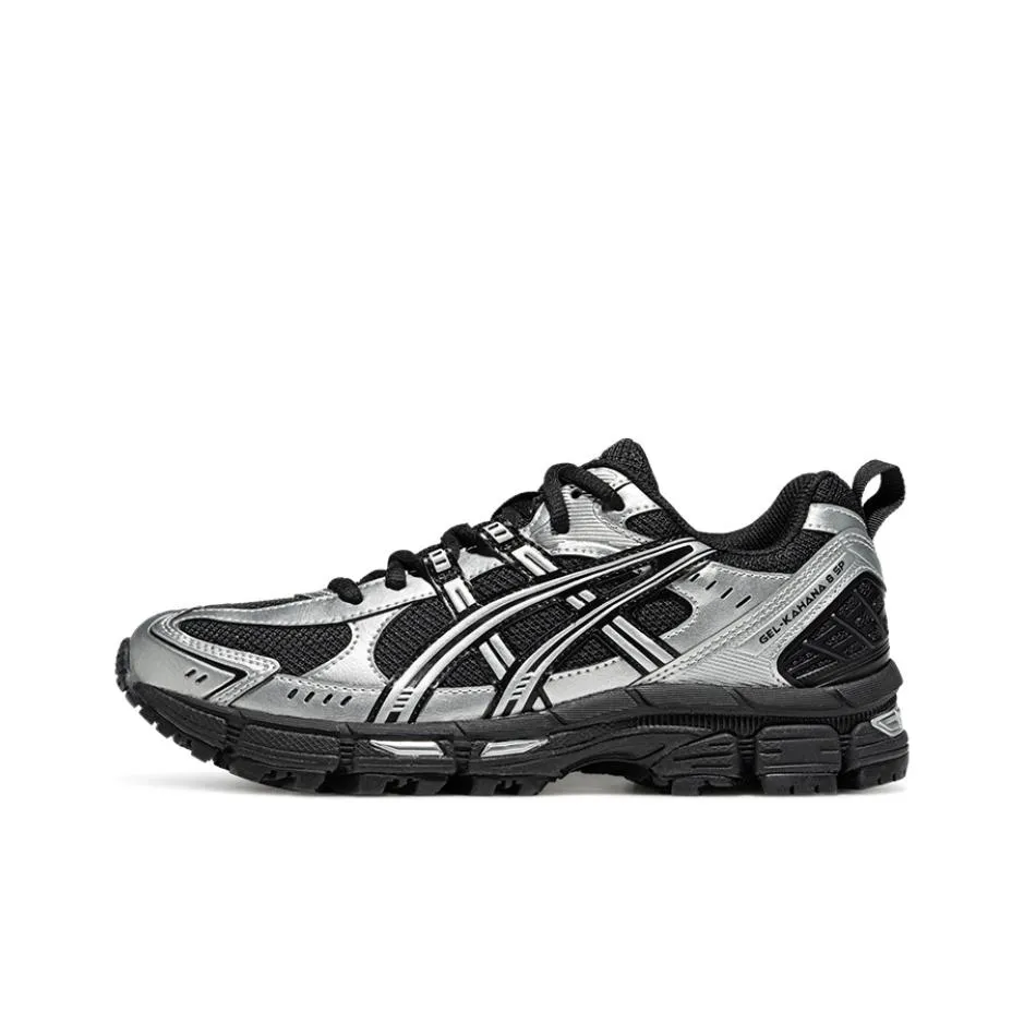 ASICS Gel Kahana 8 SP Устойчивый к истиранию Дышащие Низкие Кроссовки для Бега Женские Серебряный Черный