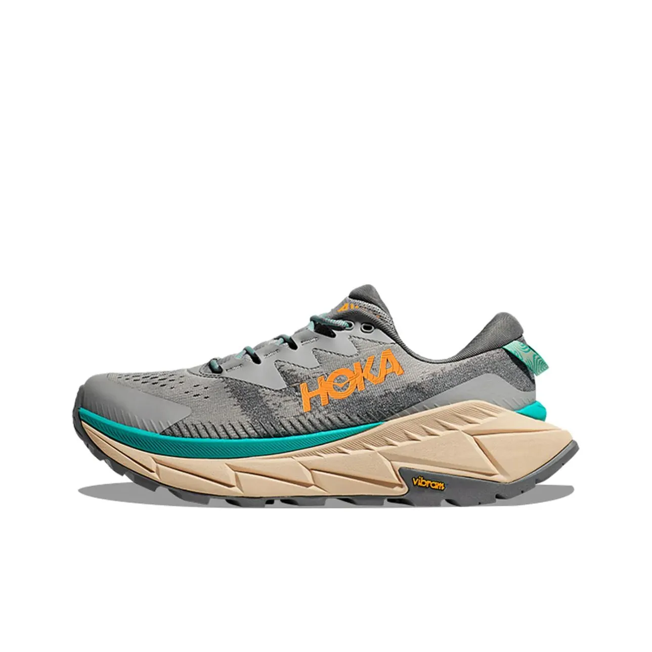 HOKA ONE ONE SKYLINE FLOAT X Collection Противоскользящий Устойчивый к истиранию Низкий Топ Походная обувь Мужская Серый