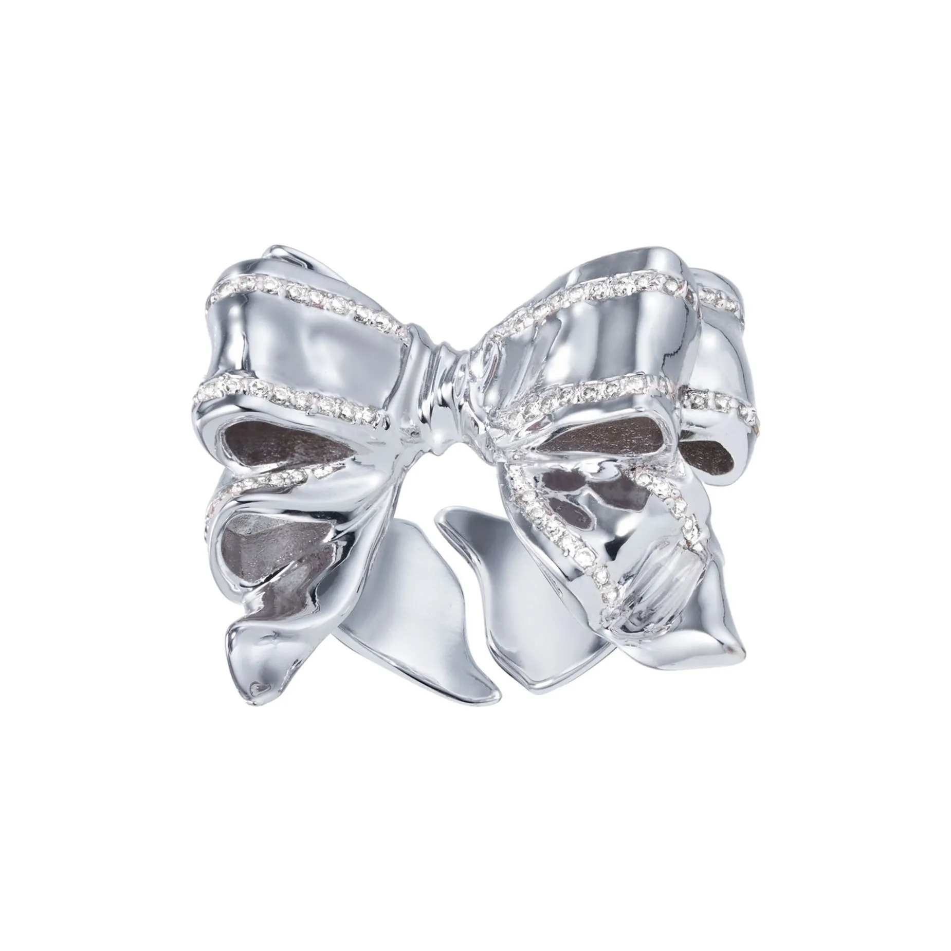 NothingButMini Белое золото с медным покрытием кольца женские