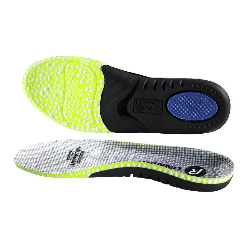 Footprint Tribe PU+Popcorn+TPU+GEL Knitted Fabric Dyeing Insoles Unisex