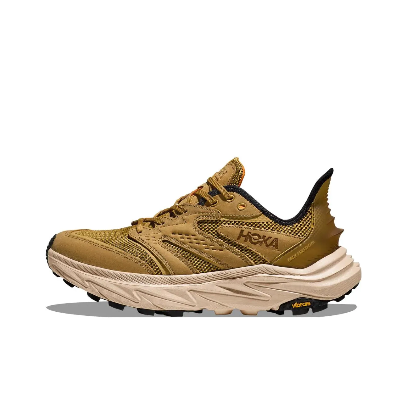 HOKA ONE ONE Низ Прочный Устойчивый к истиранию Низкий Топ Беговые кроссовки Мужской Коричневый